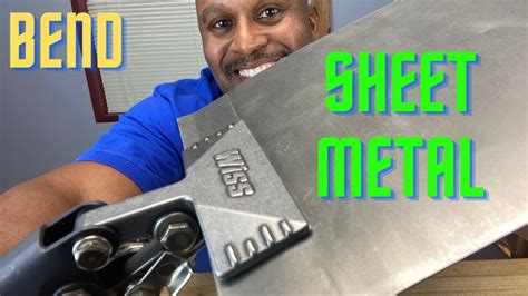 how to bend sheet metal by hand|bend sheet metal without brake.